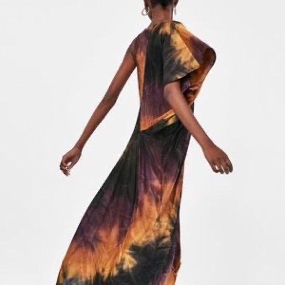 Zara Tie Dye Maxi Dress - Picture 2 of 5